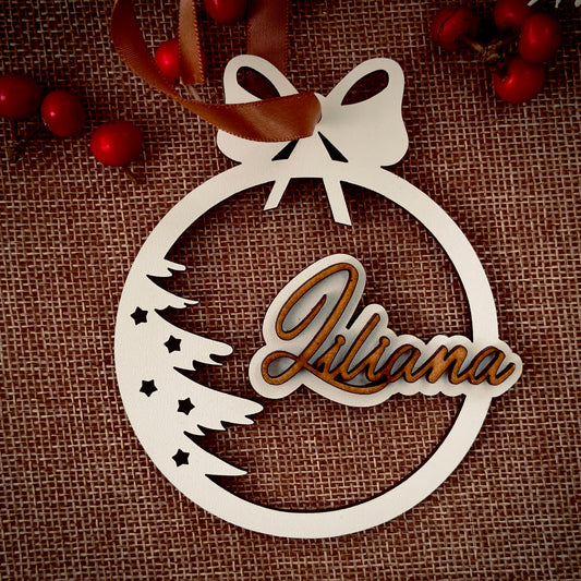 Bola de Natal c/ nome