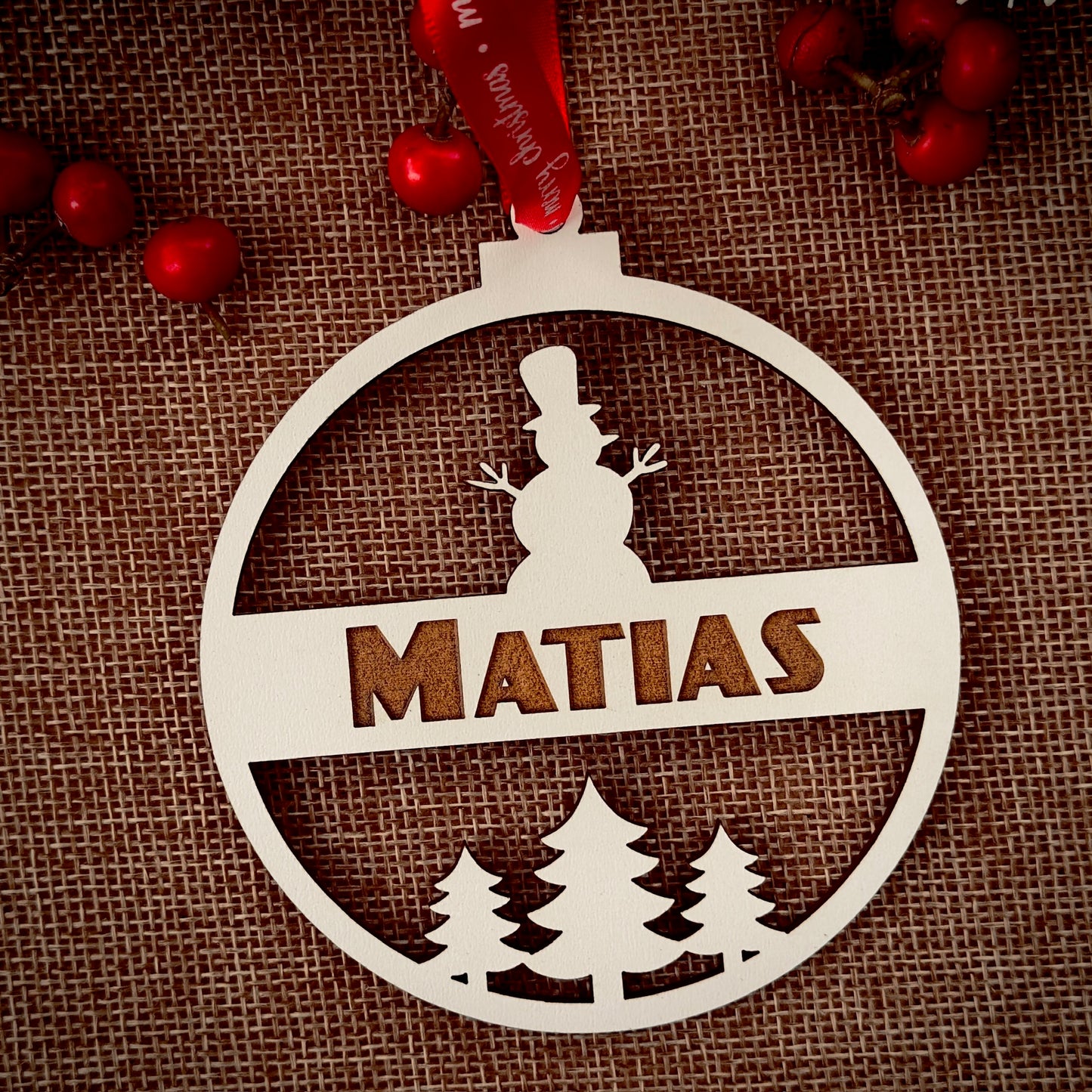 Bola de Natal c/ nome