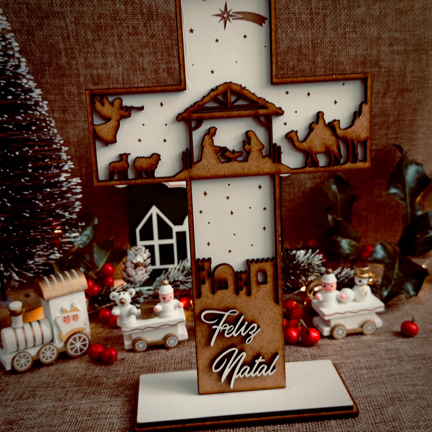 Presépio Feliz Natal